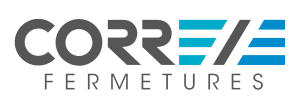 Logo Correze fermetures, fournisseur de portail et clôture.